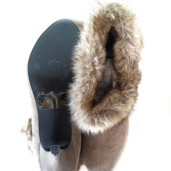 Vintage Avon Suede Booties Victorian Steampunk Coquette 8.5 - Picture 5 of 9